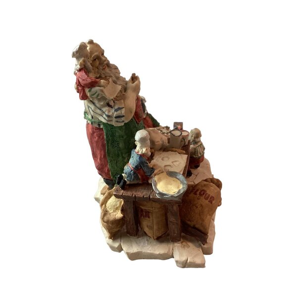 House of Lloyd Christmas Gift *Santa baking Cookies Workshop*EUC*Display - Picture 5 of 6